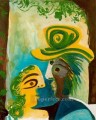 Hombre y Mujer Pareja 1970 cubismo Pablo Picasso